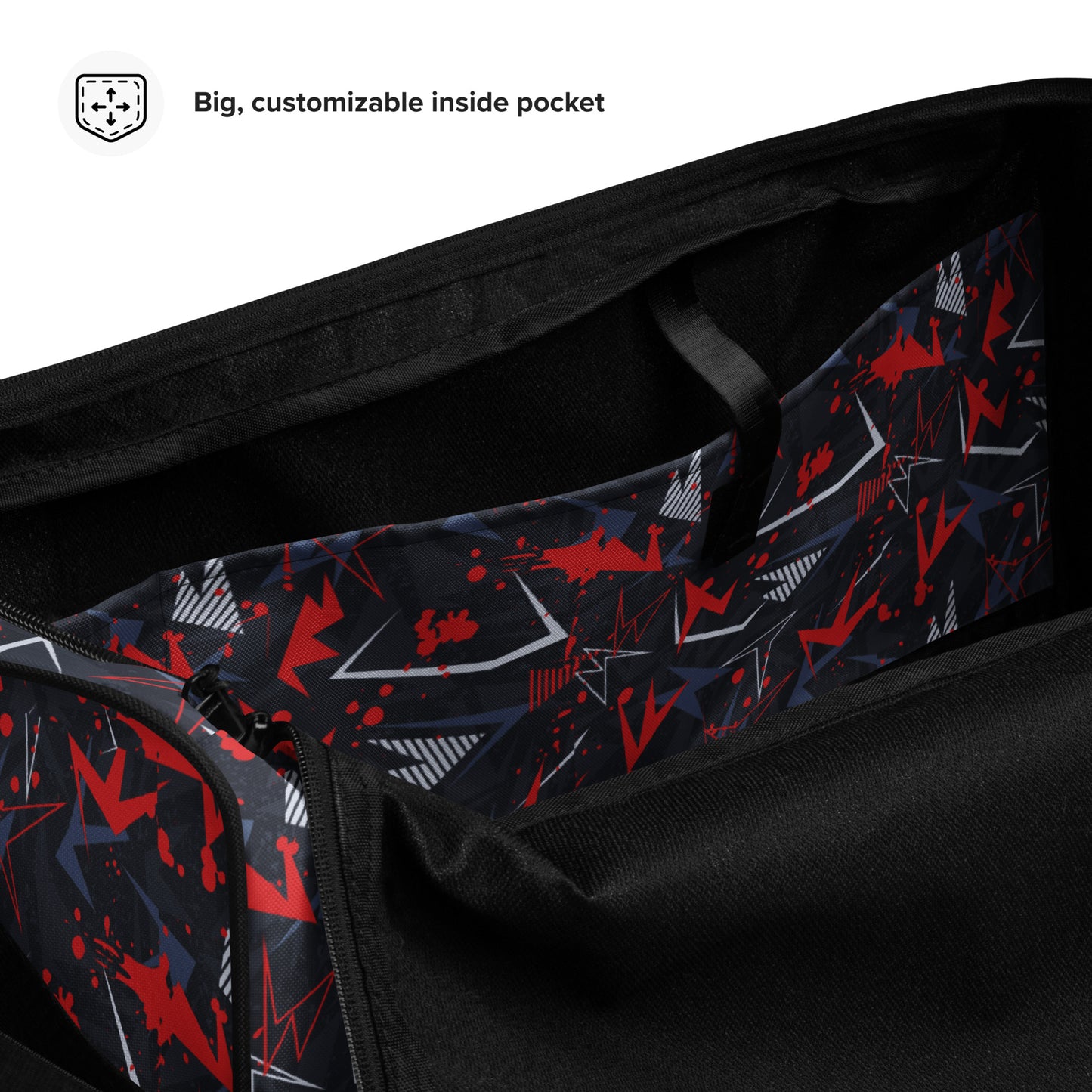 Duffle bag | Abstract background with sport pattern | print on demand
