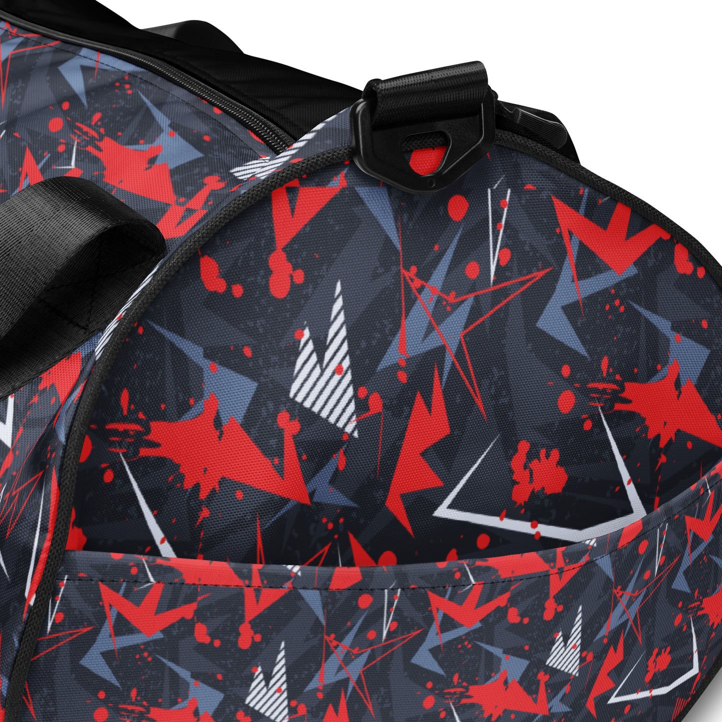 All-over print gym bag | Abstract background with sport pattern | print on demand