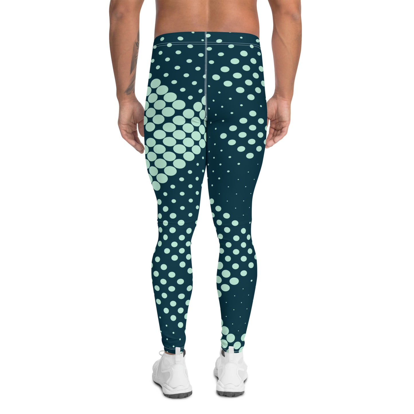 Men's Leggings - circle pattern - print on demand