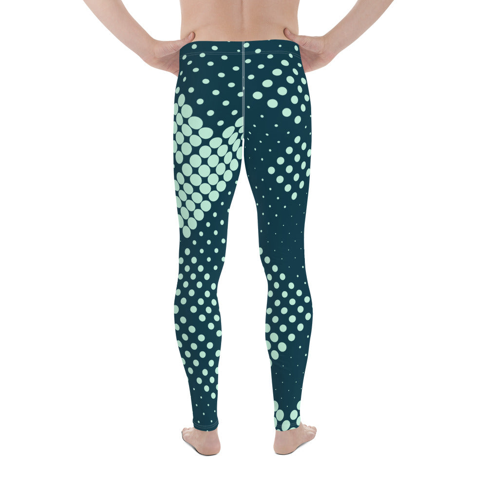 Men's Leggings - circle pattern - print on demand