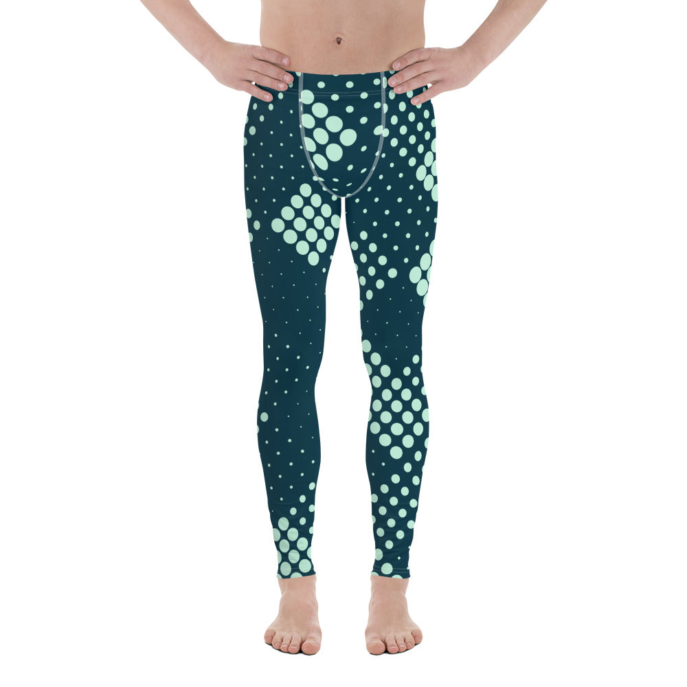 Men's Leggings - circle pattern - print on demand