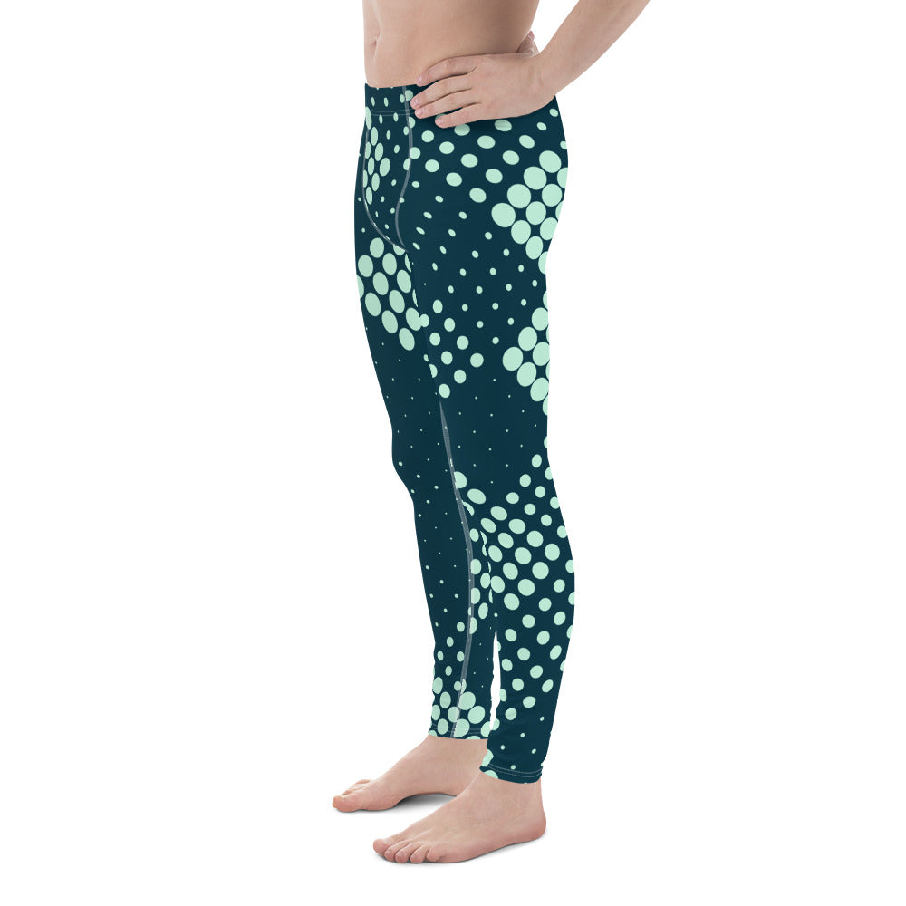 Men's Leggings - circle pattern - print on demand