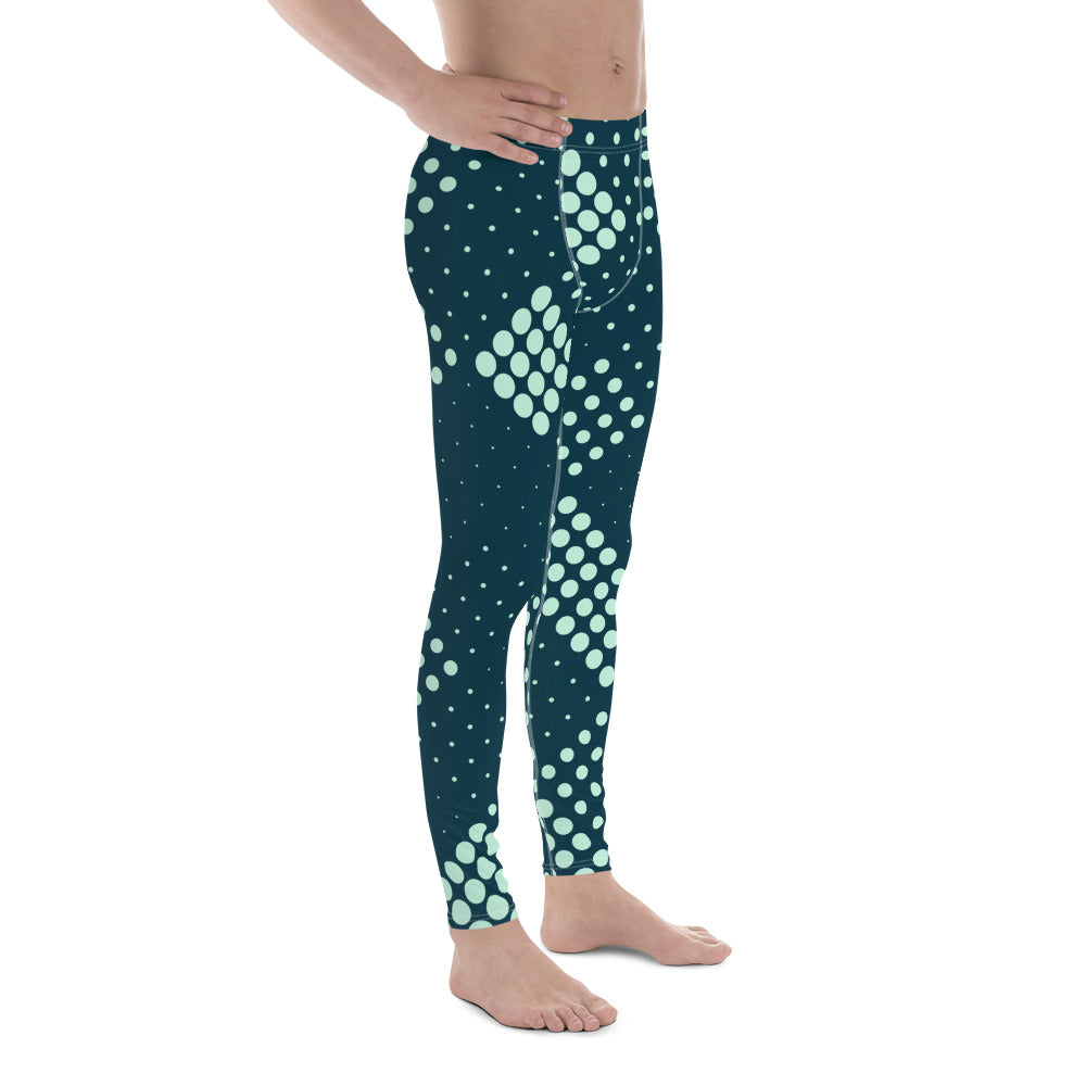 Men's Leggings - circle pattern - print on demand