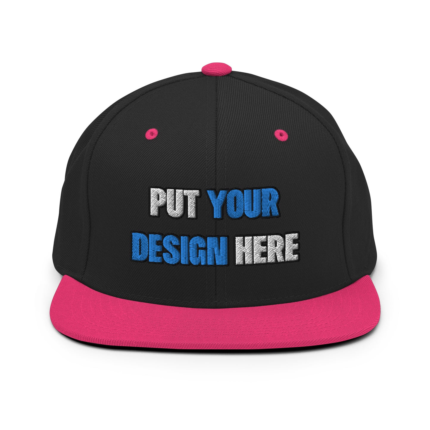 Yupoong Yupoong 6089M Wool Blend Snapback - put your design here | standard color - 3D Puff