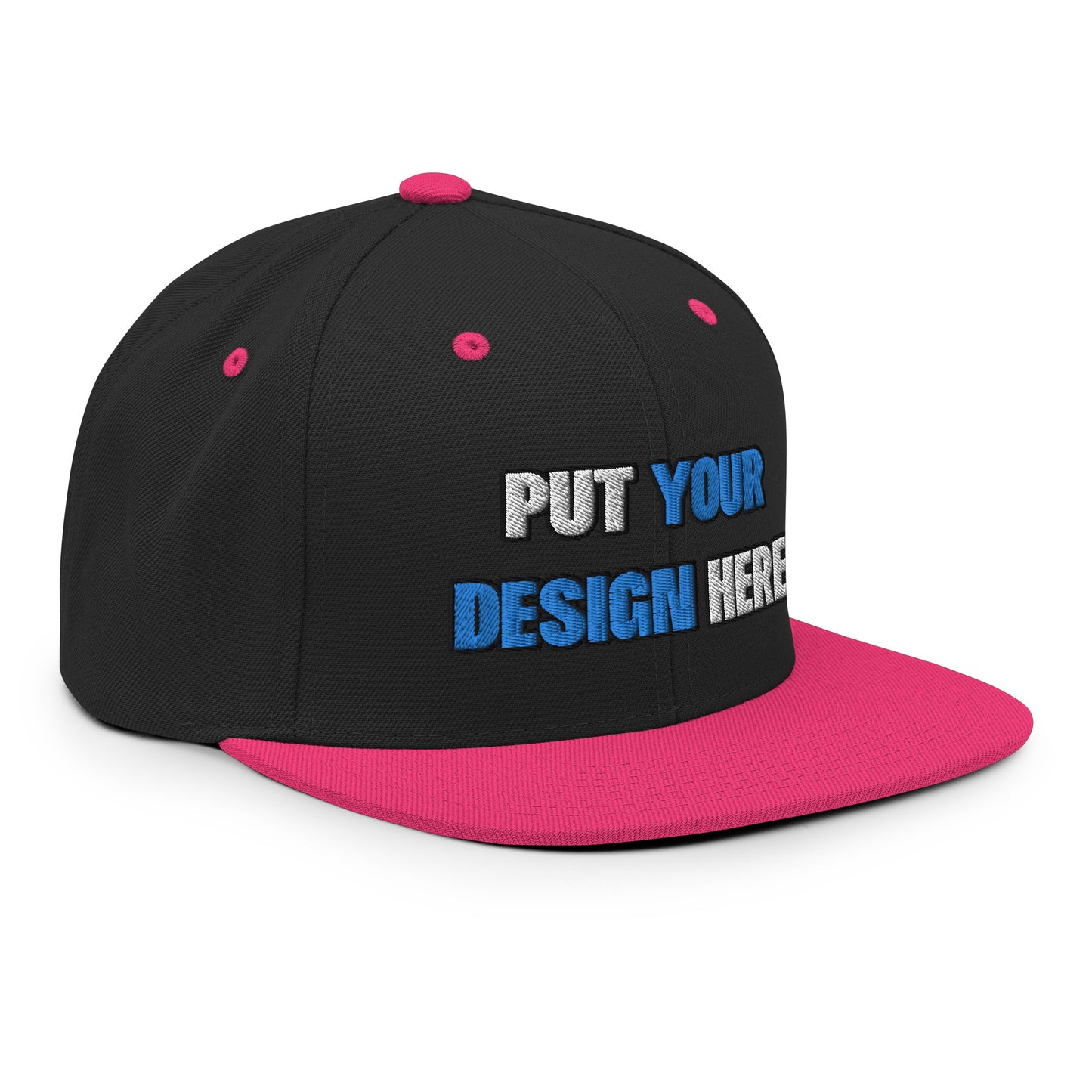 Yupoong Yupoong 6089M Wool Blend Snapback - put your design here | standard color - 3D Puff