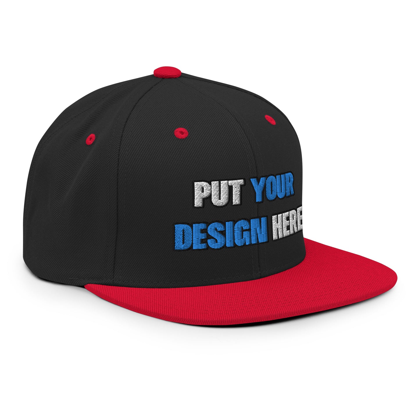 Yupoong Yupoong 6089M Wool Blend Snapback - put your design here | standard color - 3D Puff