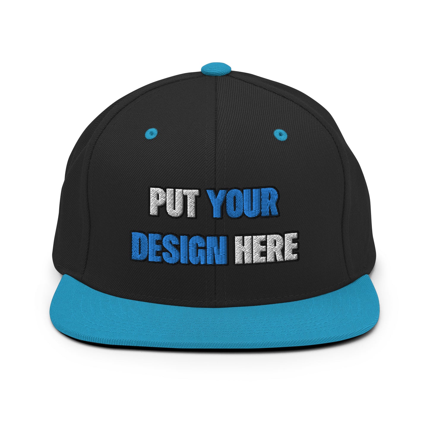 Yupoong Yupoong 6089M Wool Blend Snapback - put your design here | standard color - 3D Puff