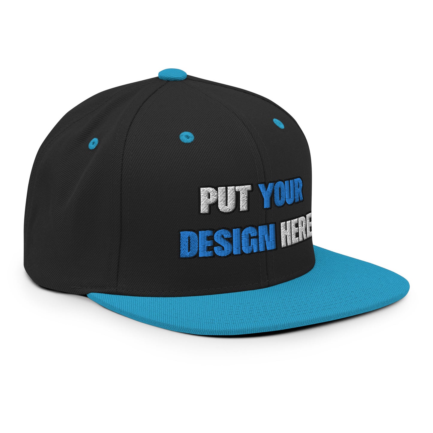 Yupoong Yupoong 6089M Wool Blend Snapback - put your design here | standard color - 3D Puff