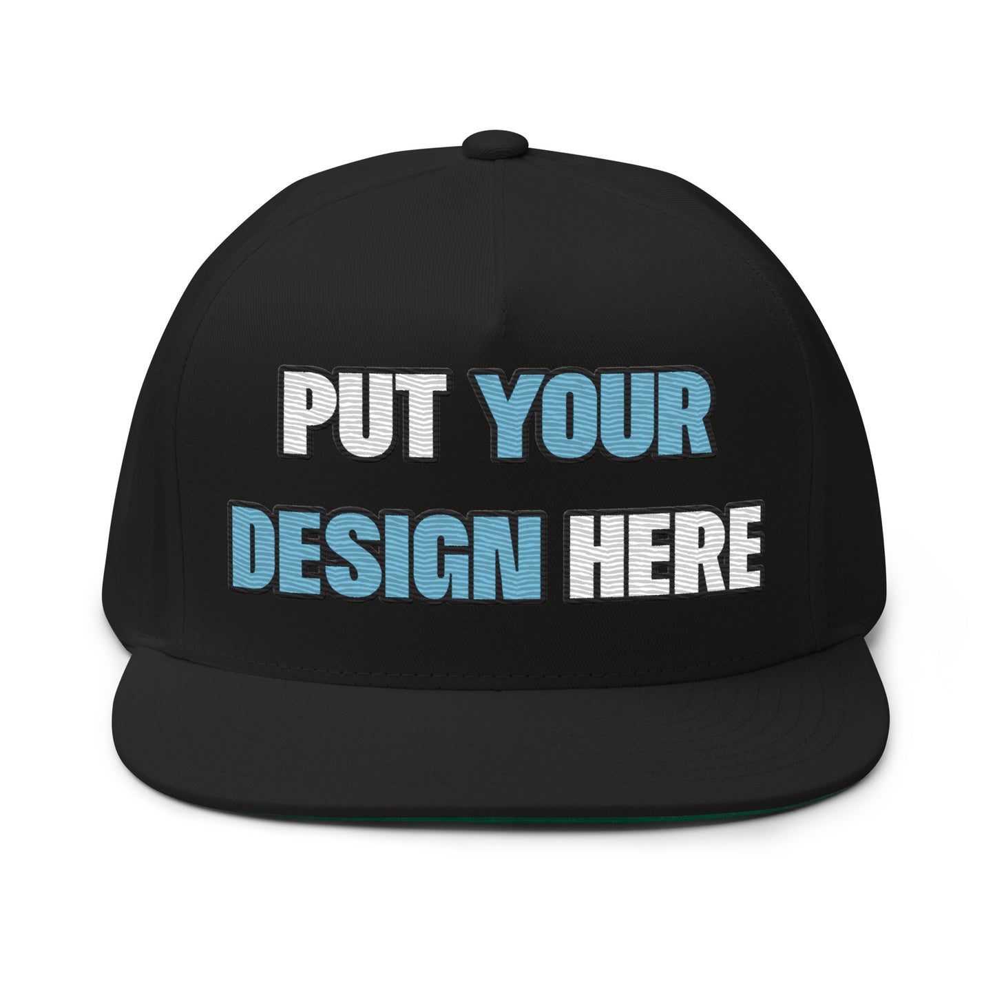 Flat Bill Cap | Yupoong 6007 - put your design here | standard color - unlimited color