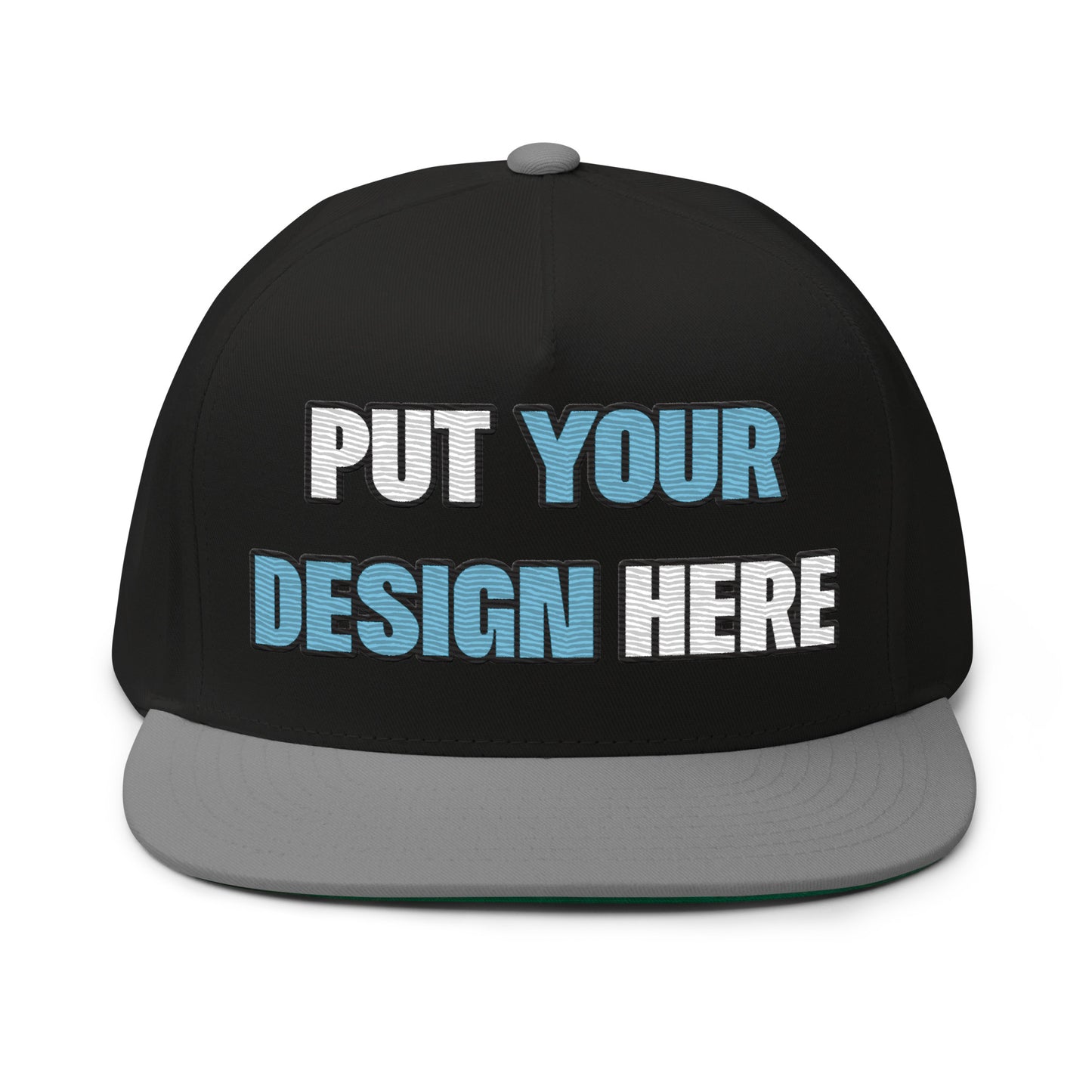 Flat Bill Cap | Yupoong 6007 - put your design here | standard color - unlimited color