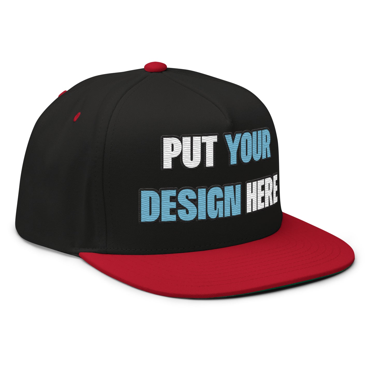 Flat Bill Cap | Yupoong 6007 - put your design here | standard color - unlimited color