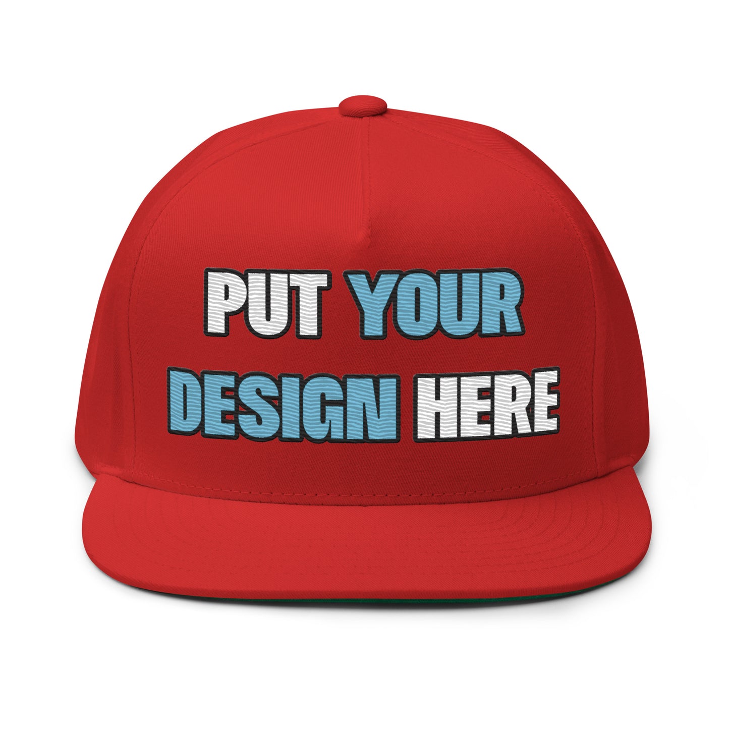 Flat Bill Cap | Yupoong 6007 - put your design here | standard color - unlimited color
