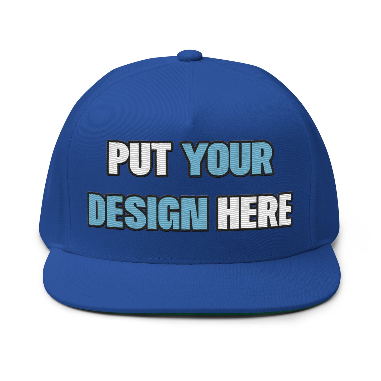Flat Bill Cap | Yupoong 6007 - put your design here | standard color - unlimited color