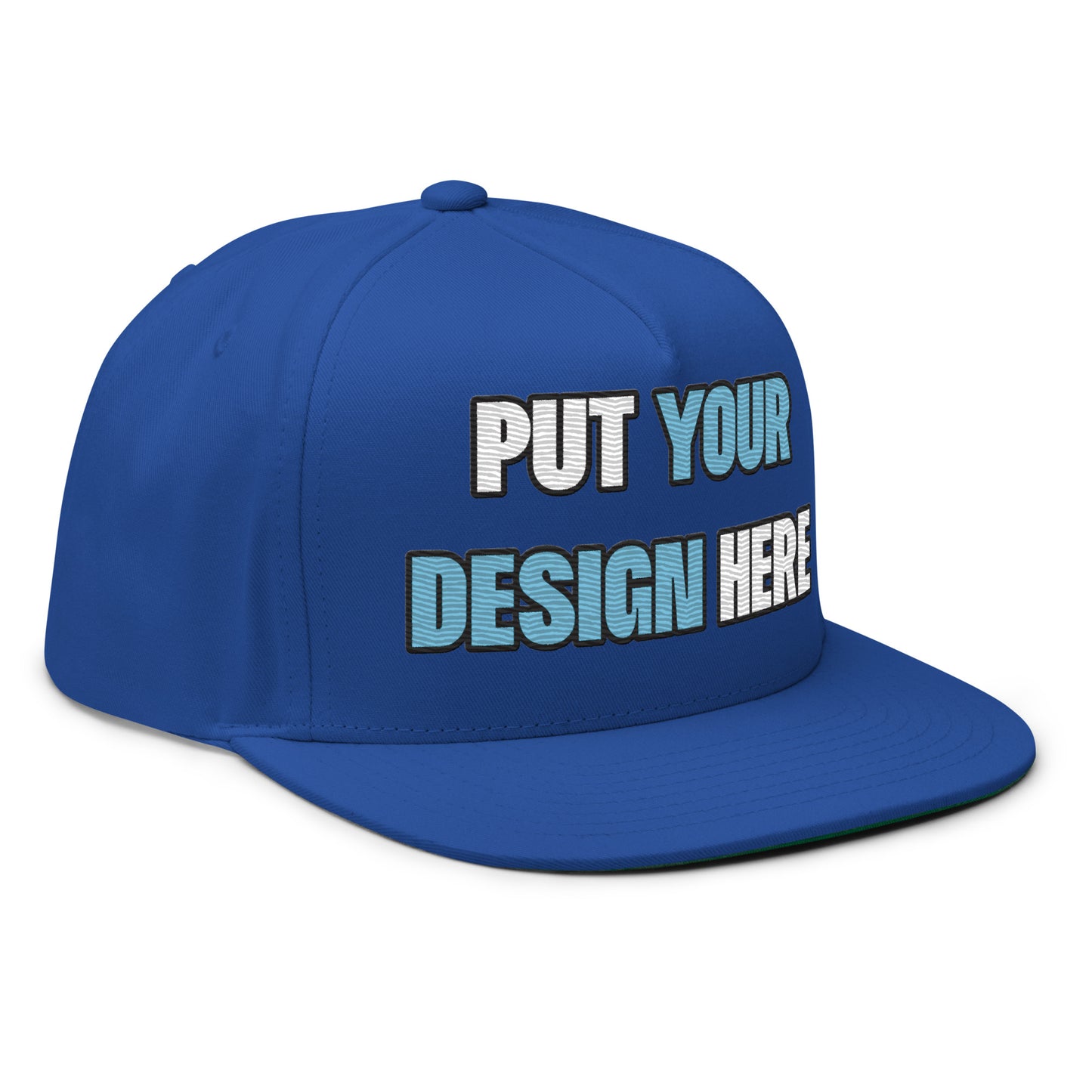 Flat Bill Cap | Yupoong 6007 - put your design here | standard color - unlimited color