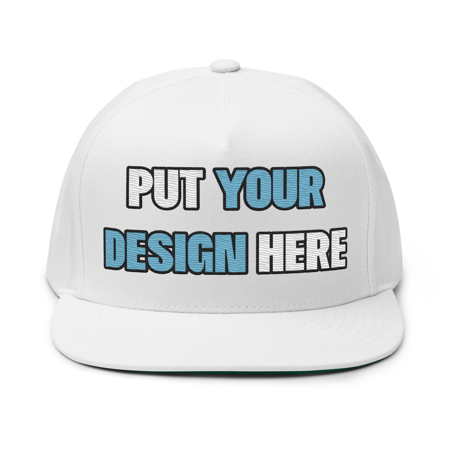 Flat Bill Cap | Yupoong 6007 - put your design here | standard color - unlimited color