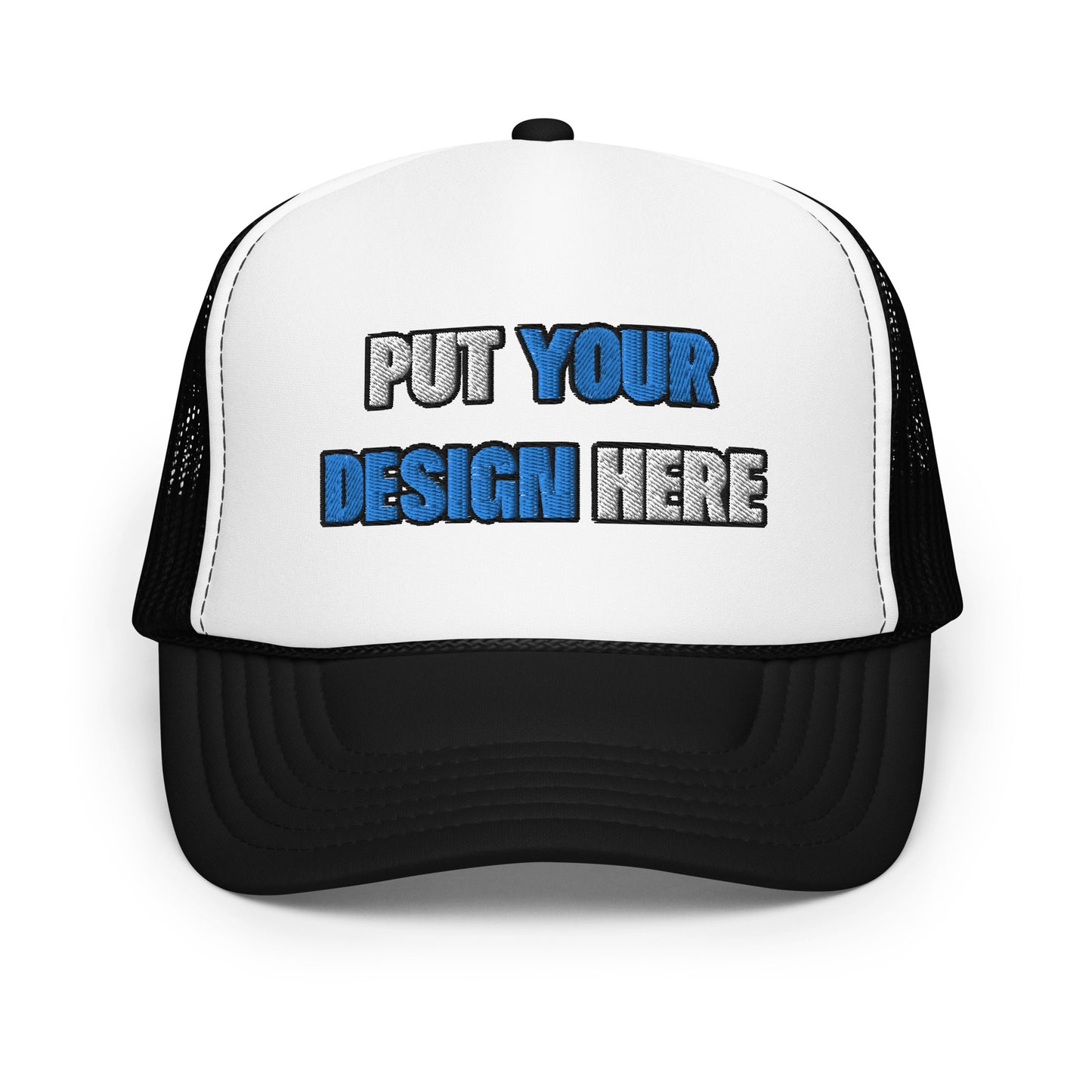 Foam Trucker Hat | Otto Cap 39-165 - put your design here | standard color - Flat Embroidery