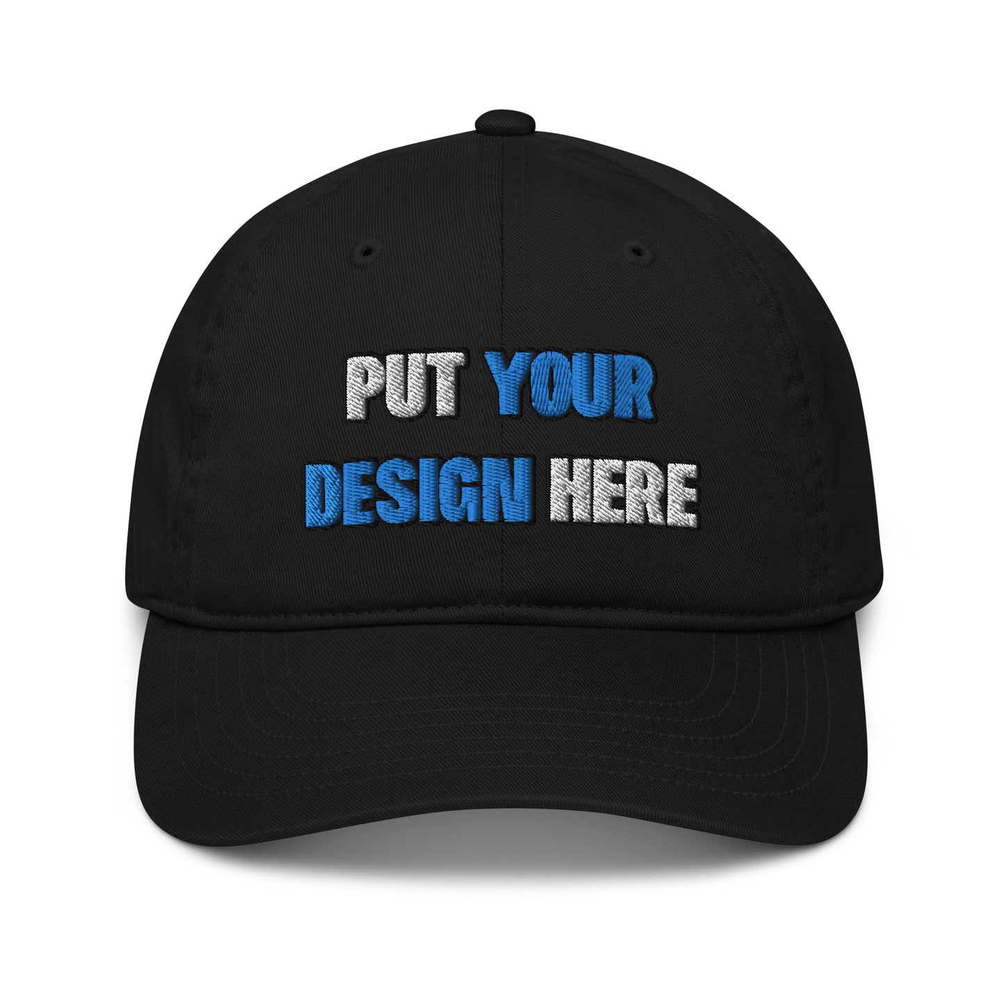 Organic Baseball Cap | Econscious EC7000 - put your design here | standard color - 3d puff