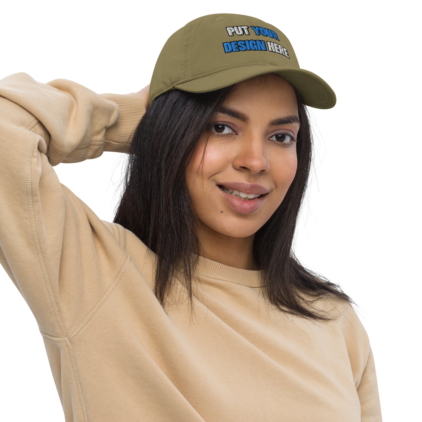 Organic Baseball Cap | Econscious EC7000 - put your design here | standard color - 3d puff