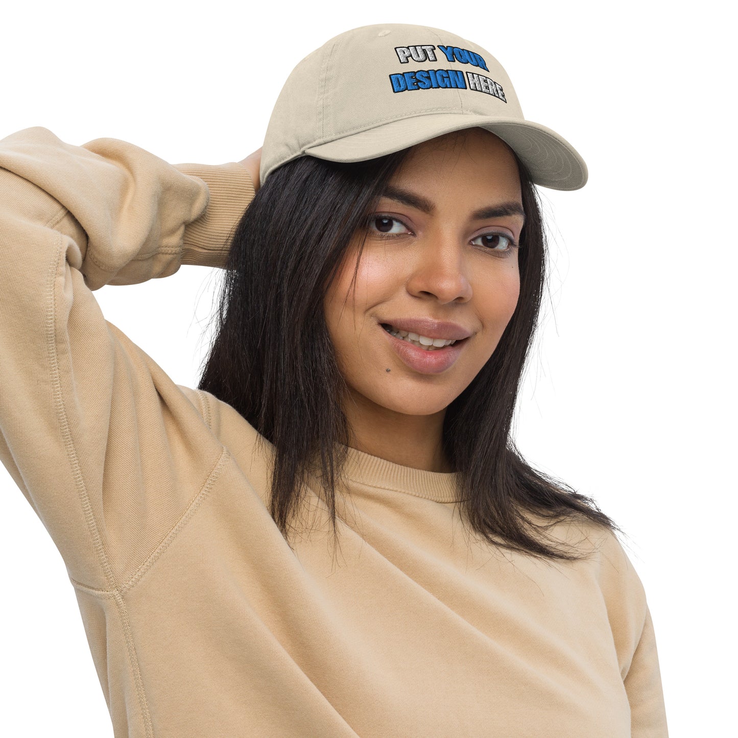 Organic Baseball Cap | Econscious EC7000 - put your design here | standard color - 3d puff
