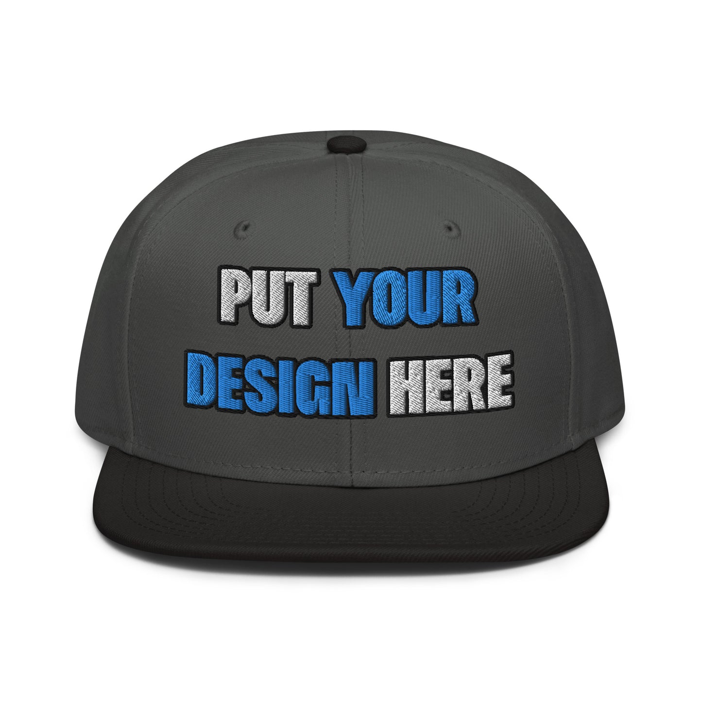 Snapback | Otto Cap 125-978 - put your design here | standard color - Flat Embroidery