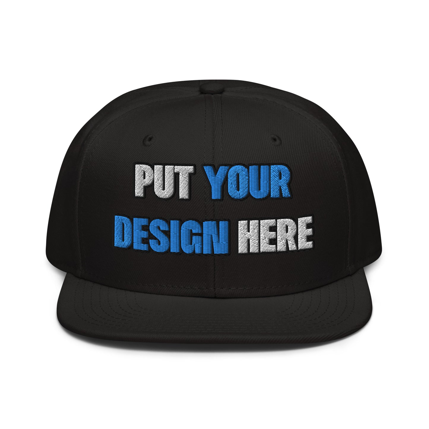 Snapback | Otto Cap 125-978 - put your design here | standard color - Flat Embroidery