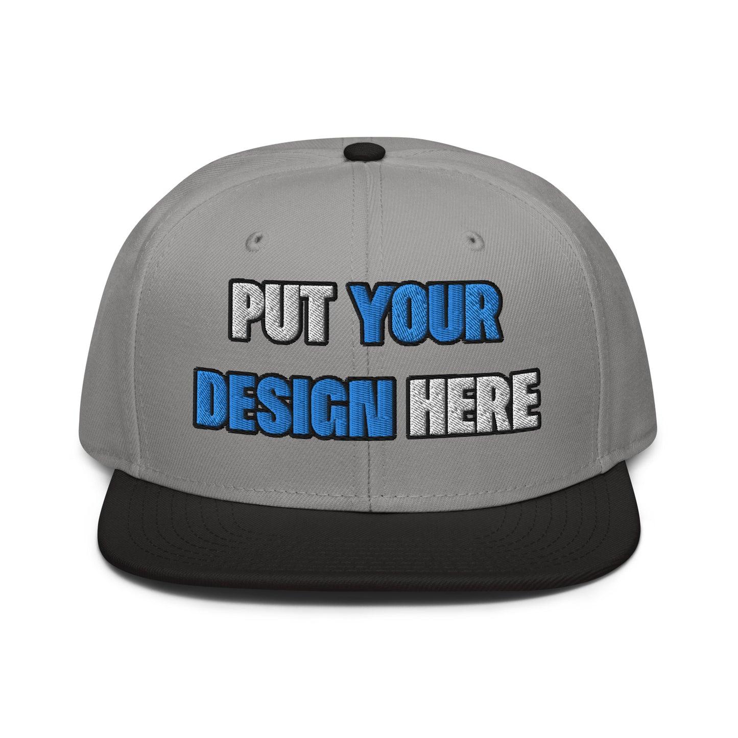 Snapback | Otto Cap 125-978 - put your design here | standard color - Flat Embroidery