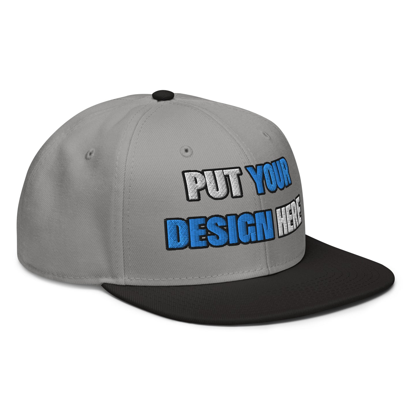 Snapback | Otto Cap 125-978 - put your design here | standard color - Flat Embroidery