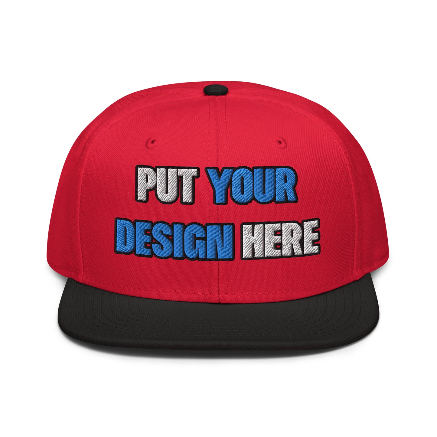 Snapback | Otto Cap 125-978 - put your design here | standard color - Flat Embroidery