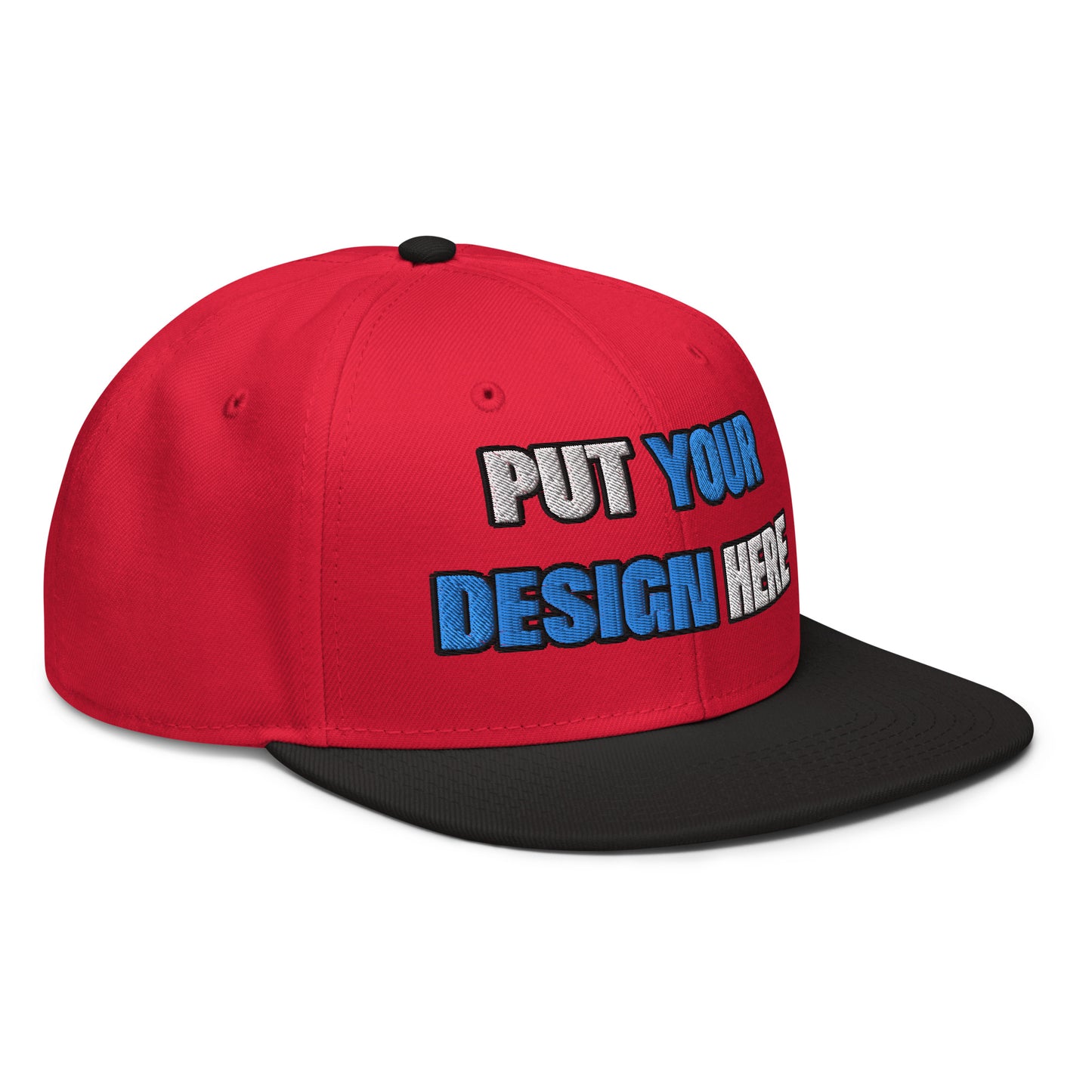 Snapback | Otto Cap 125-978 - put your design here | standard color - Flat Embroidery