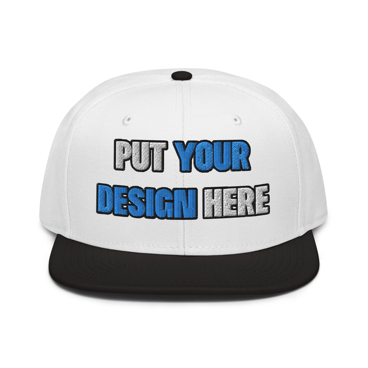 Snapback | Otto Cap 125-978 - put your design here | standard color - Flat Embroidery