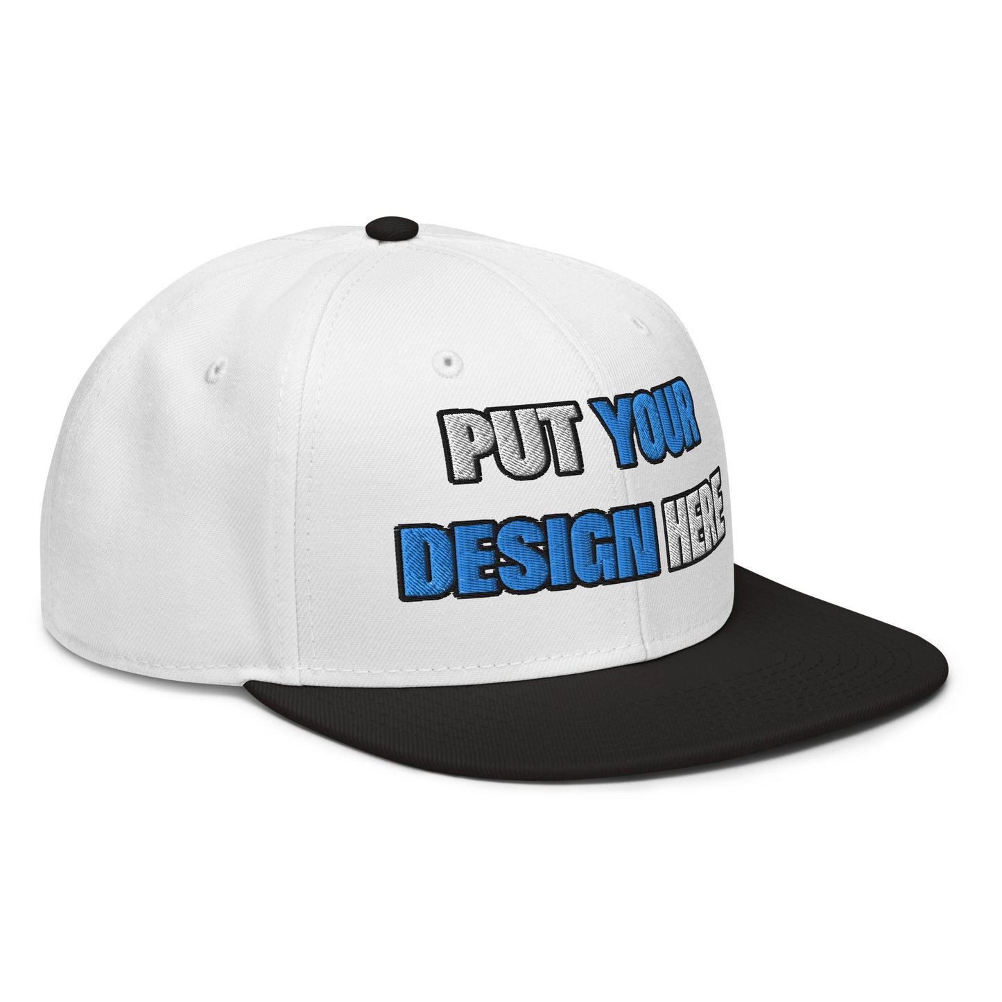 Snapback | Otto Cap 125-978 - put your design here | standard color - Flat Embroidery