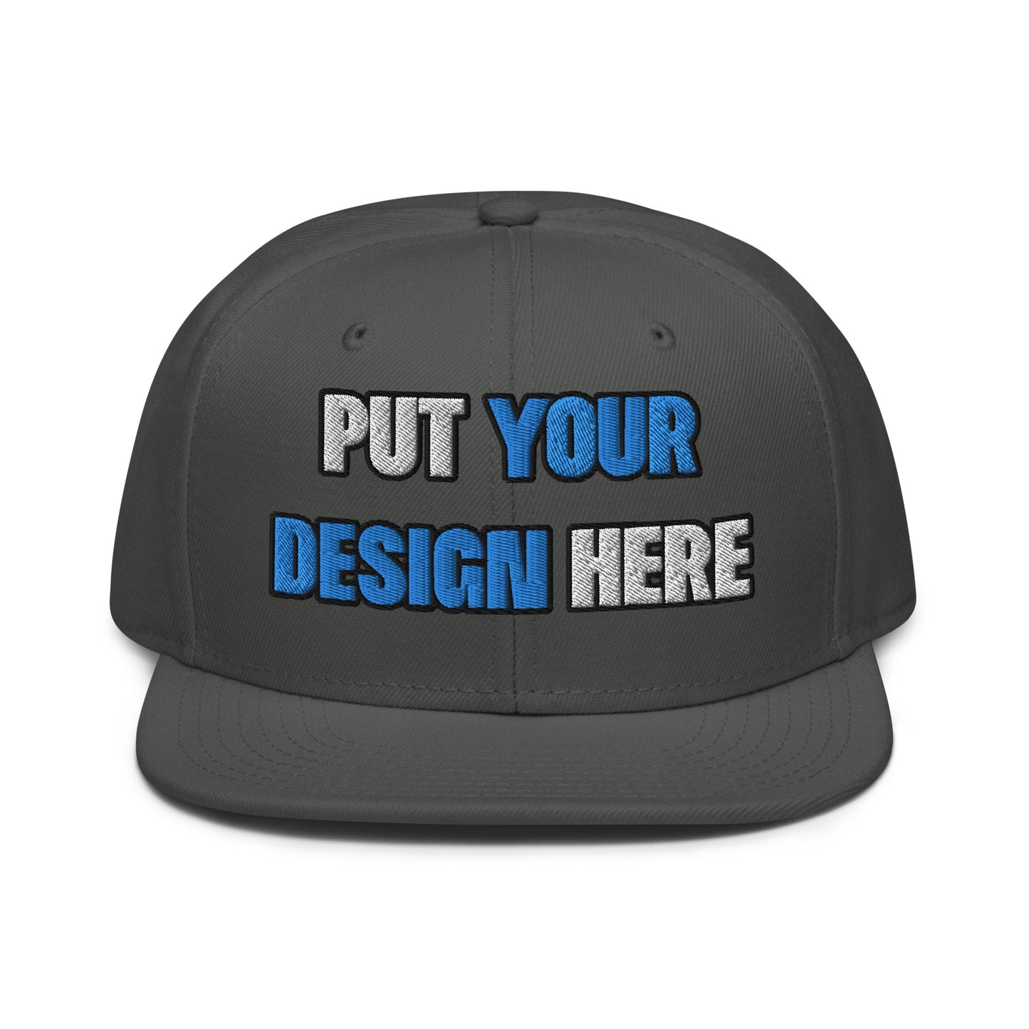 Snapback | Otto Cap 125-978 - put your design here | standard color - Flat Embroidery