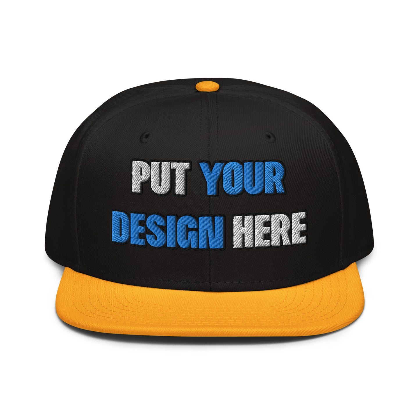 Snapback | Otto Cap 125-978 - put your design here | standard color - Flat Embroidery