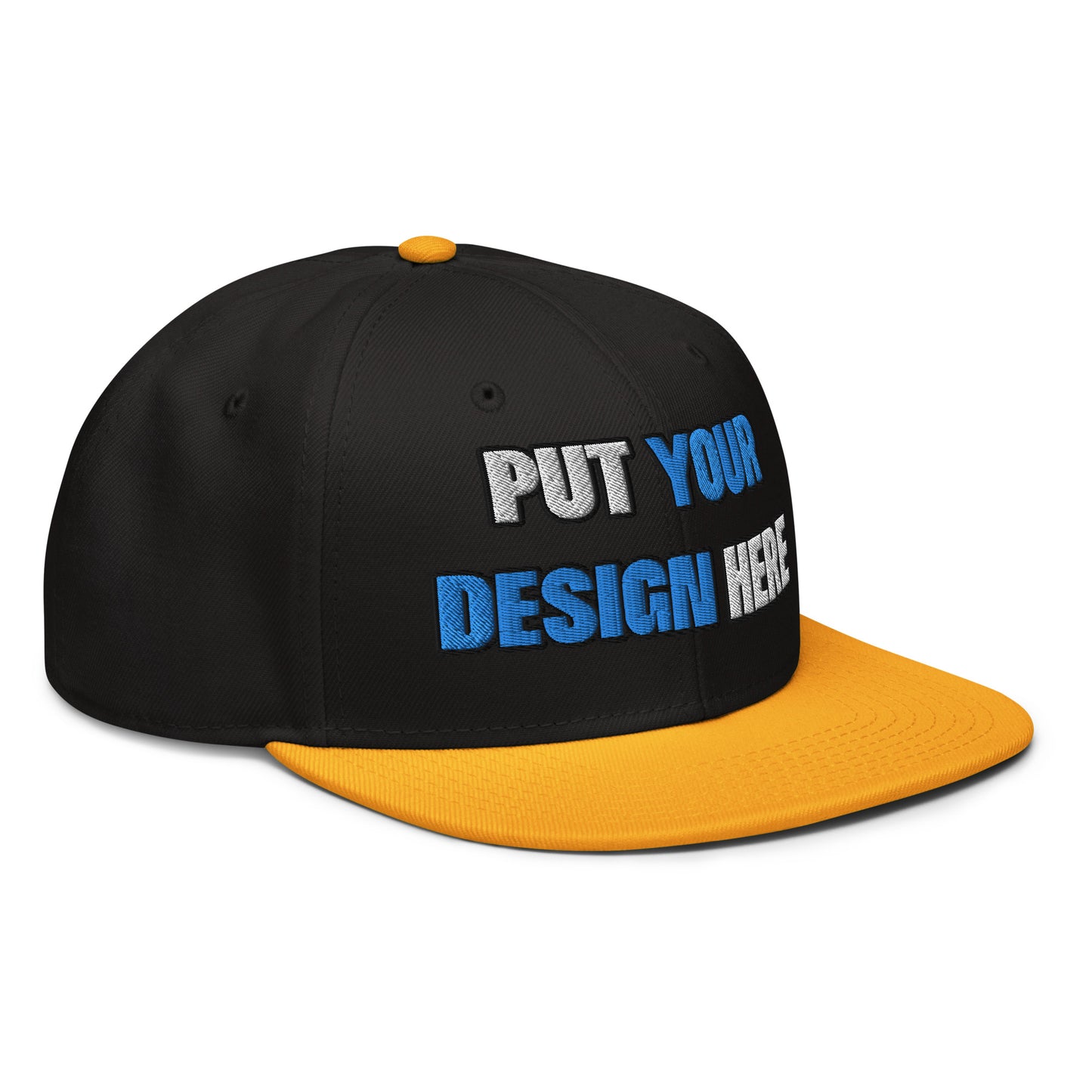 Snapback | Otto Cap 125-978 - put your design here | standard color - Flat Embroidery
