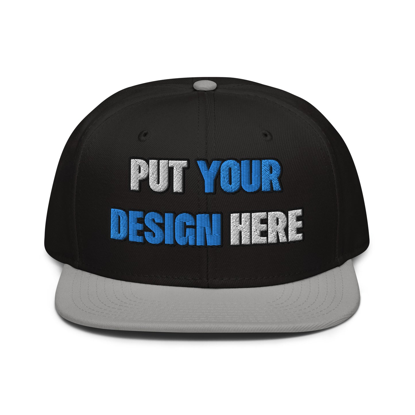 Snapback | Otto Cap 125-978 - put your design here | standard color - Flat Embroidery
