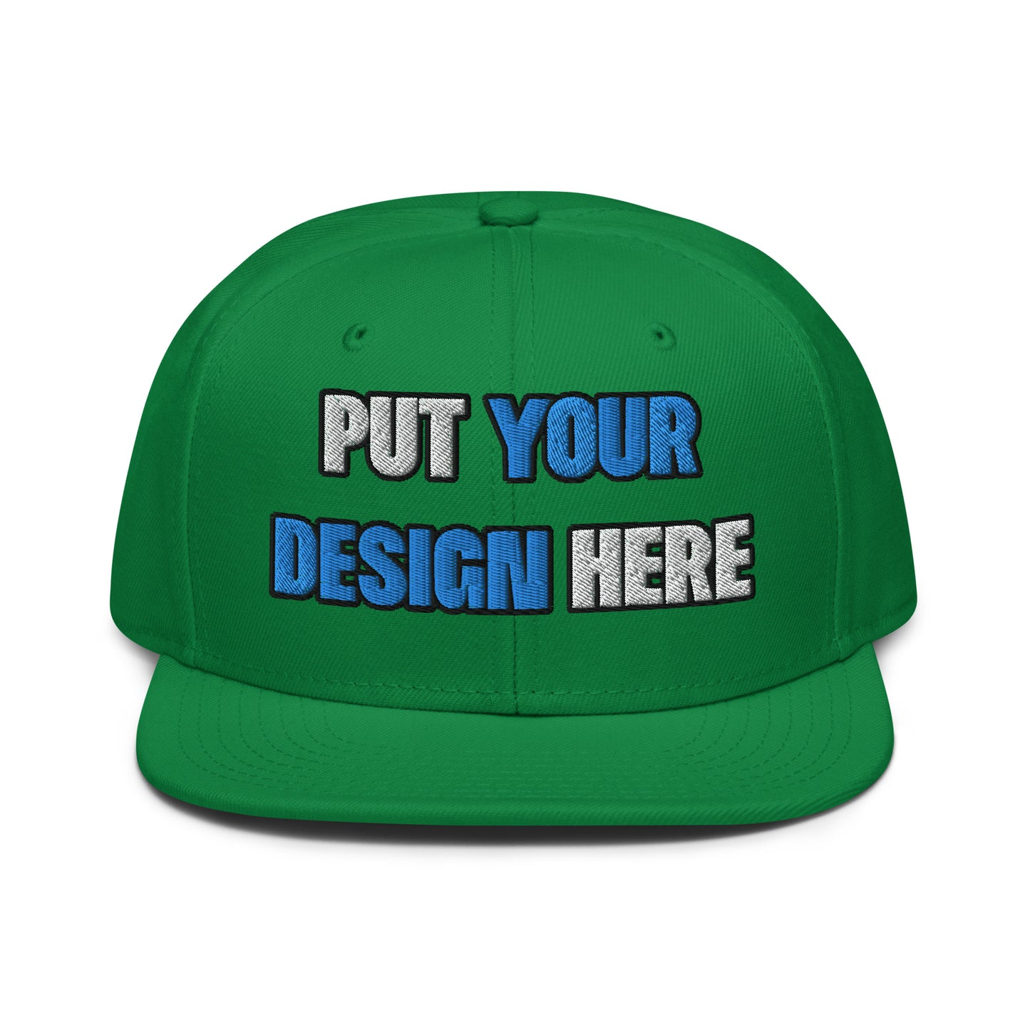Snapback | Otto Cap 125-978 - put your design here | standard color - Flat Embroidery