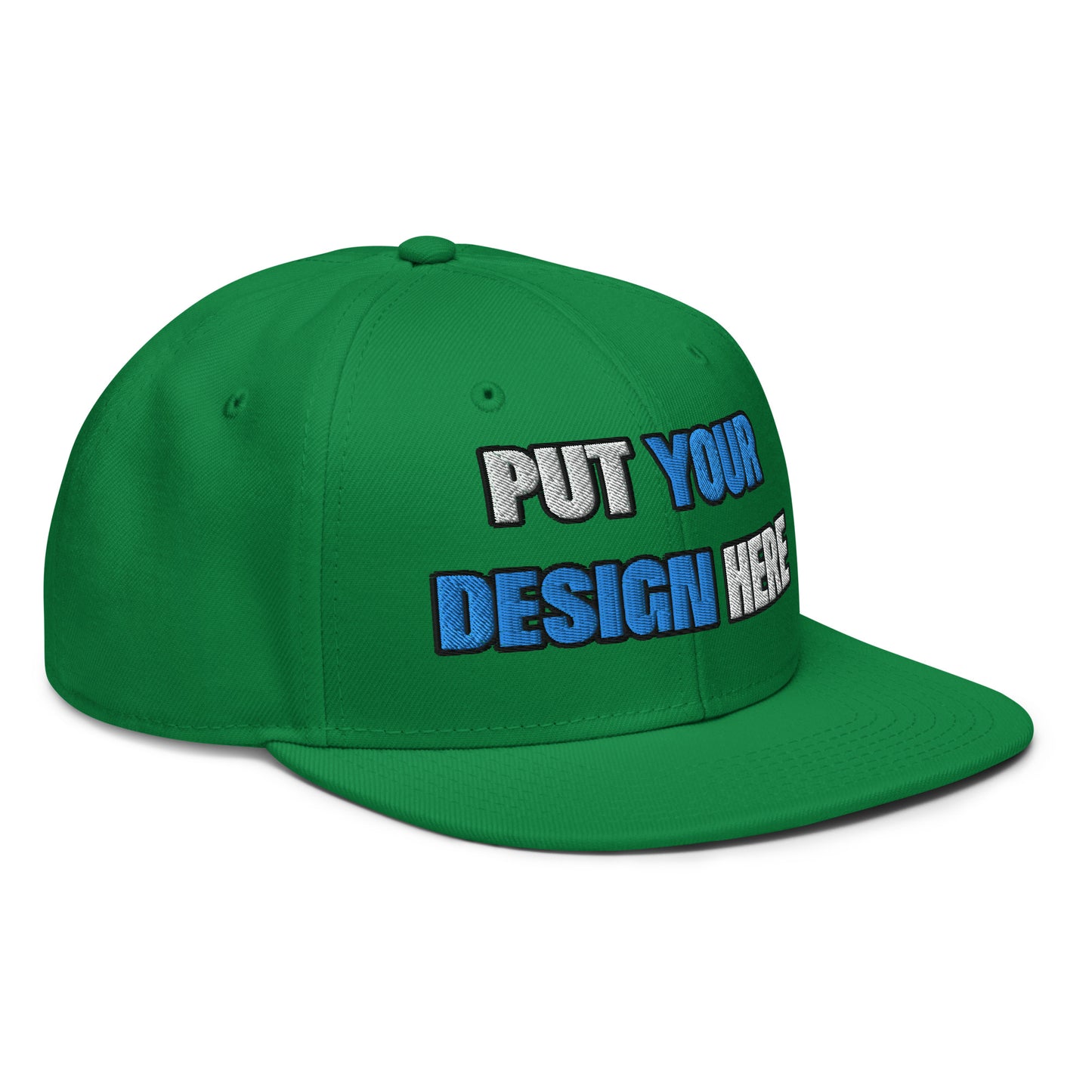 Snapback | Otto Cap 125-978 - put your design here | standard color - Flat Embroidery