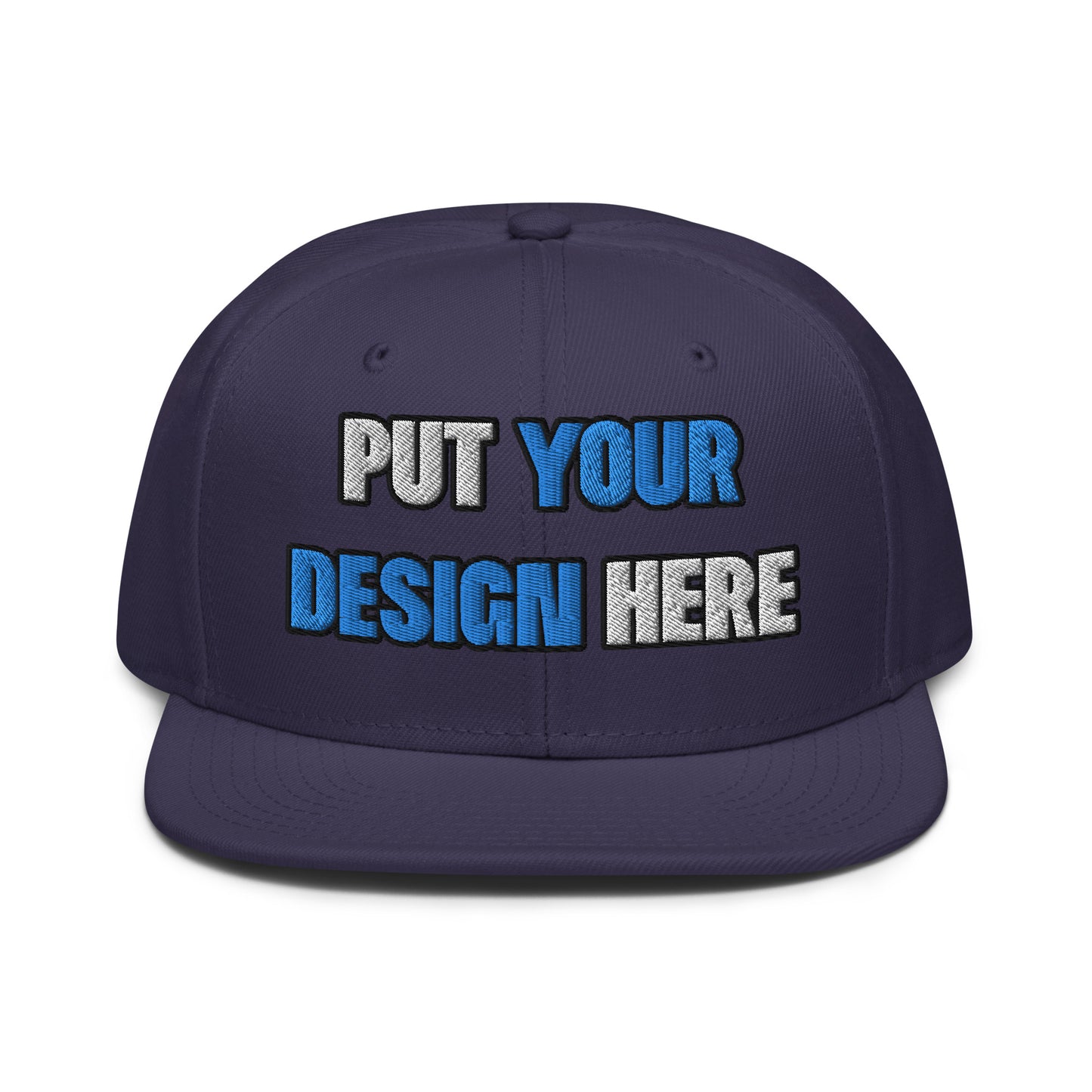 Snapback | Otto Cap 125-978 - put your design here | standard color - Flat Embroidery