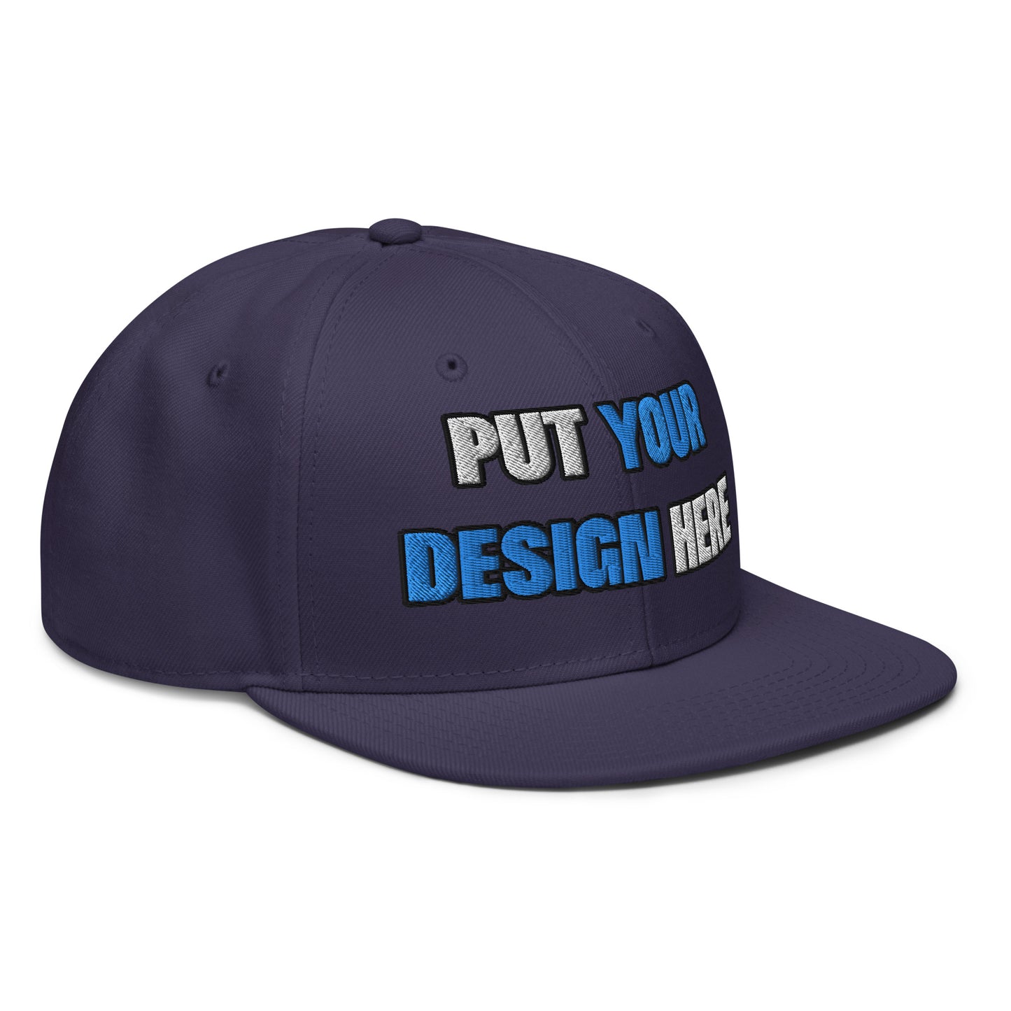 Snapback | Otto Cap 125-978 - put your design here | standard color - Flat Embroidery