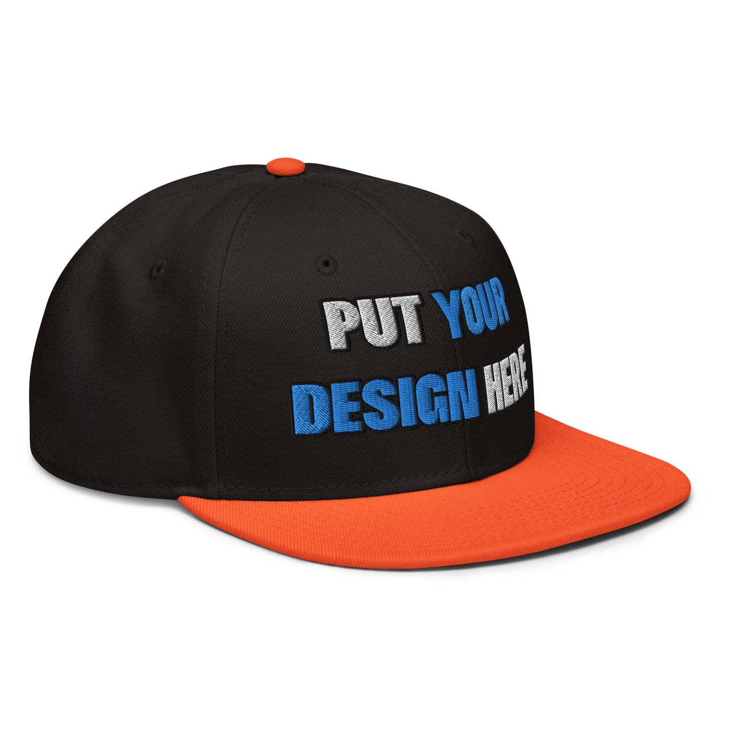 Snapback | Otto Cap 125-978 - put your design here | standard color - Flat Embroidery