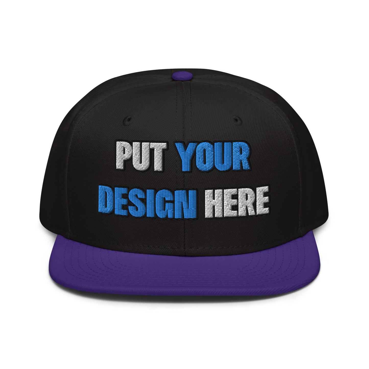 Snapback | Otto Cap 125-978 - put your design here | standard color - Flat Embroidery