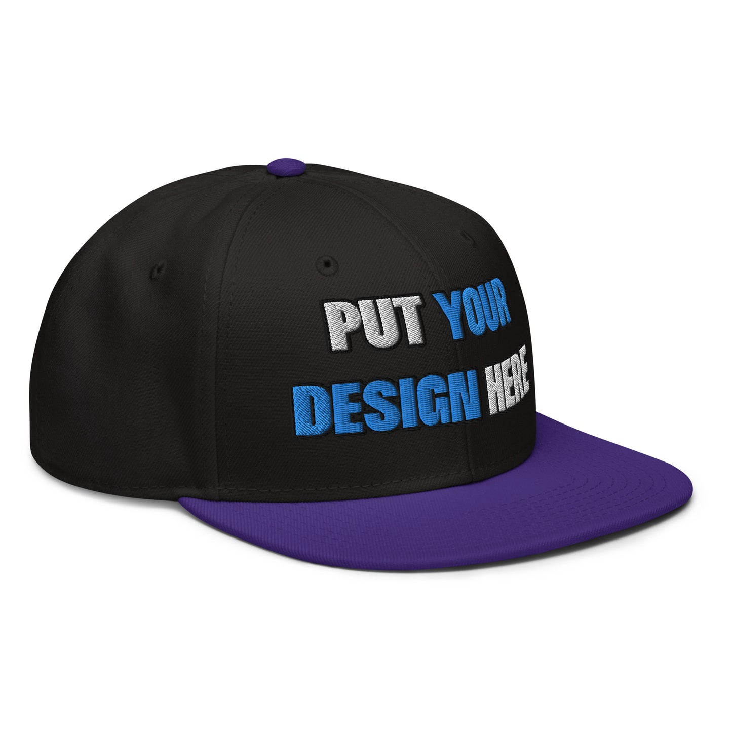 Snapback | Otto Cap 125-978 - put your design here | standard color - Flat Embroidery