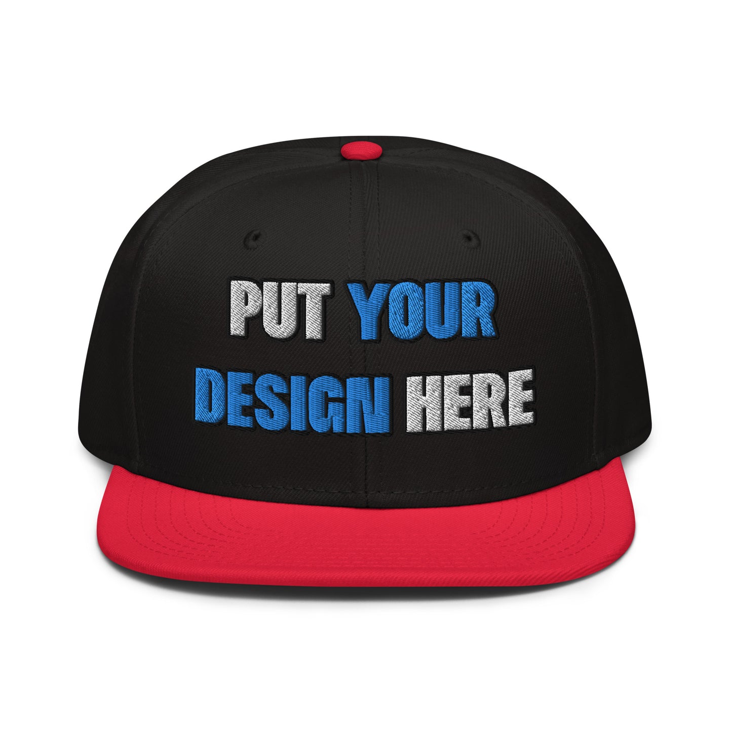 Snapback | Otto Cap 125-978 - put your design here | standard color - Flat Embroidery