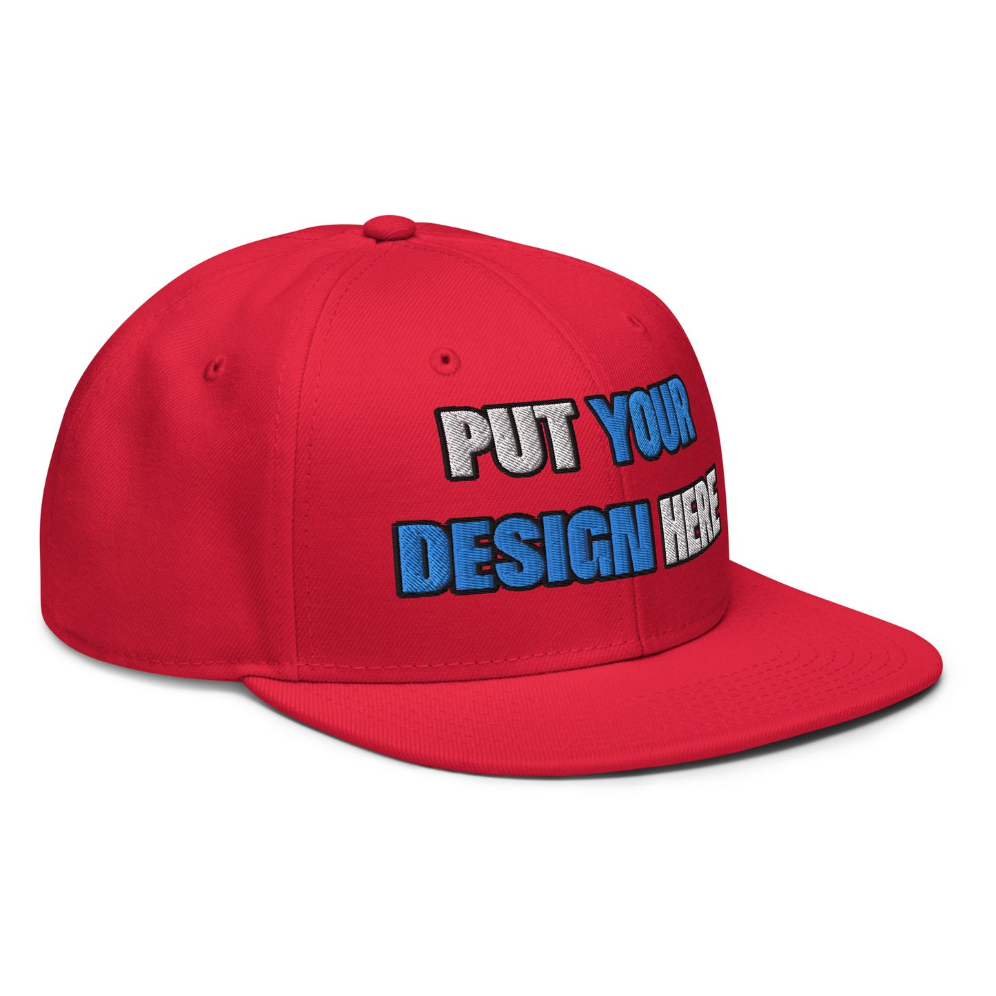 Snapback | Otto Cap 125-978 - put your design here | standard color - Flat Embroidery