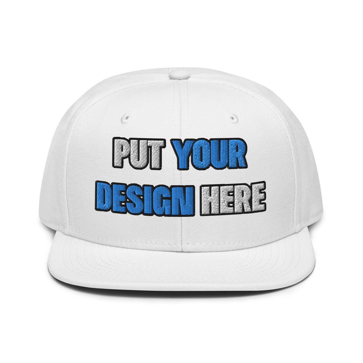 Snapback | Otto Cap 125-978 - put your design here | standard color - Flat Embroidery