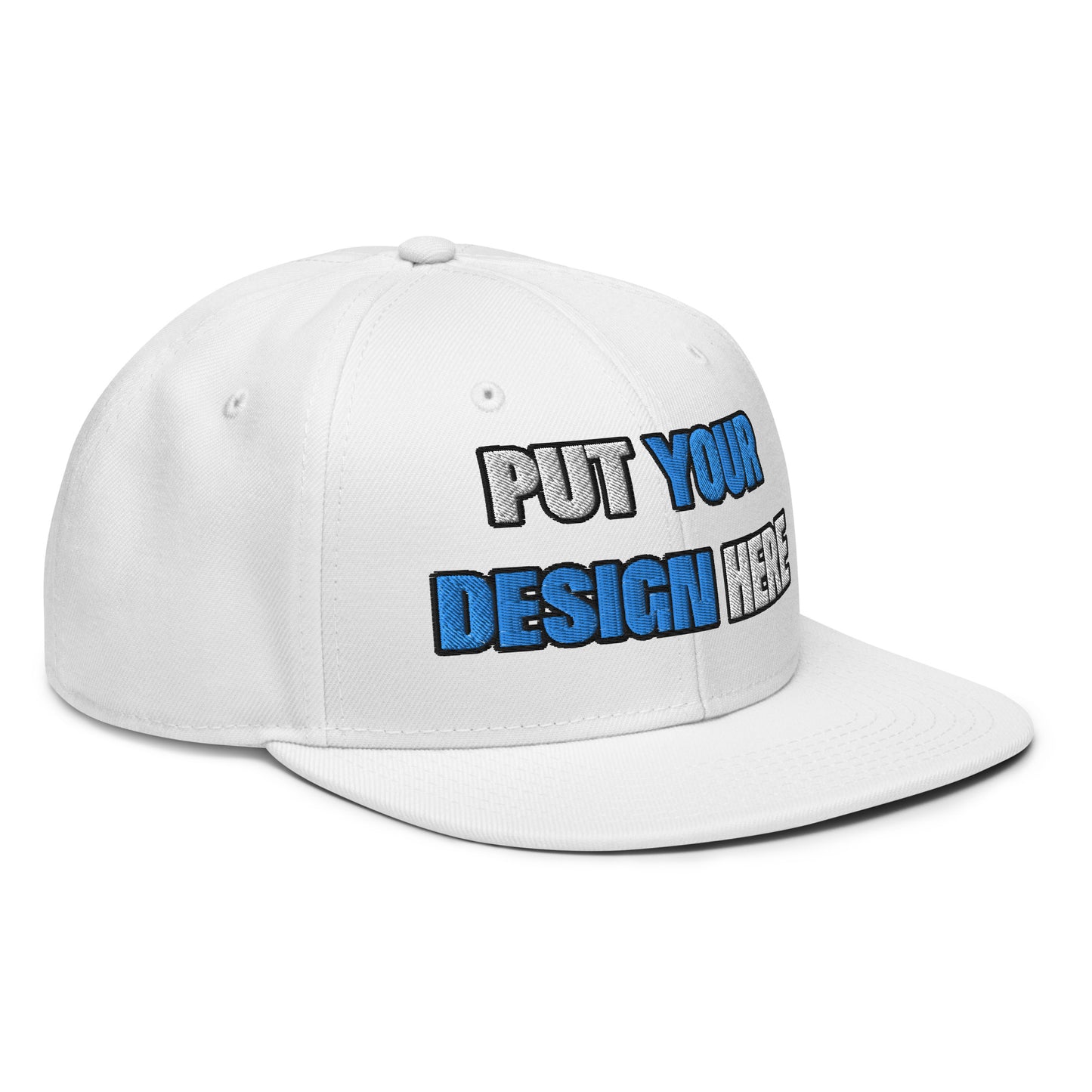 Snapback | Otto Cap 125-978 - put your design here | standard color - Flat Embroidery