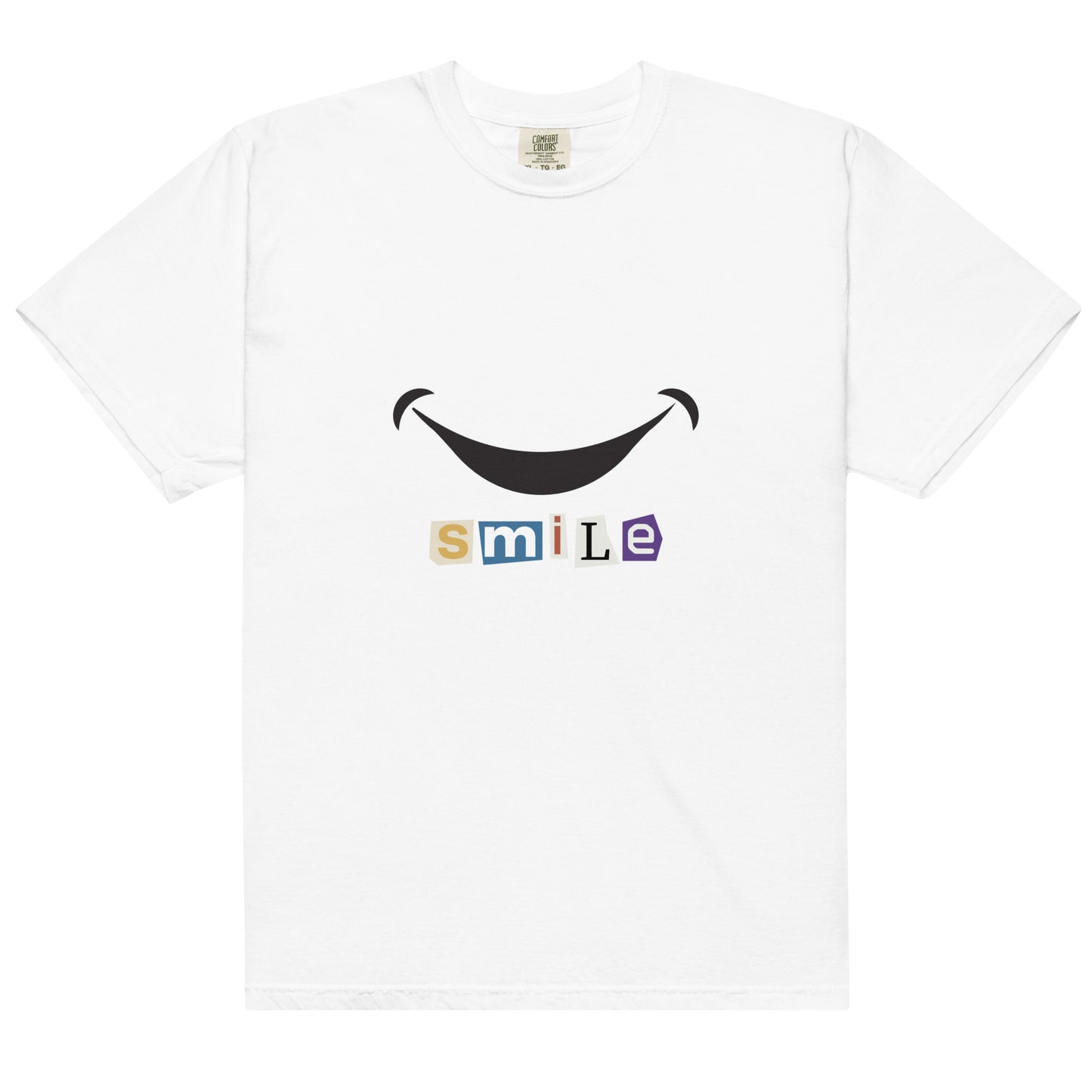 Unisex garment-dyed heavyweight t-shirt | smile | print on demand