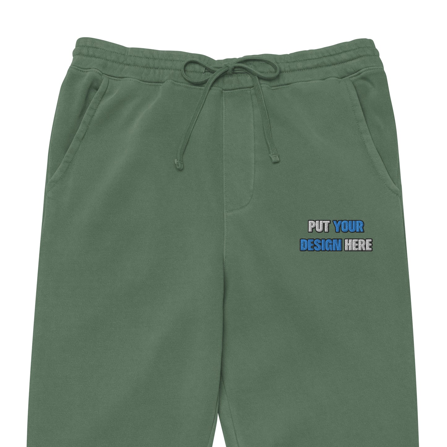 Unisex Pigment-Dyed Sweatpants | Independent Trading Co. PRM50PTPD | Flat Embroidery - put your design here