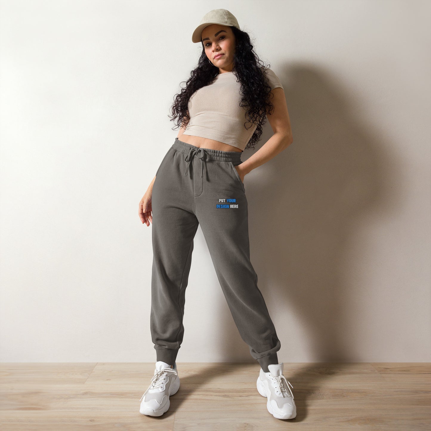 Unisex Pigment-Dyed Sweatpants | Independent Trading Co. PRM50PTPD | Flat Embroidery - put your design here