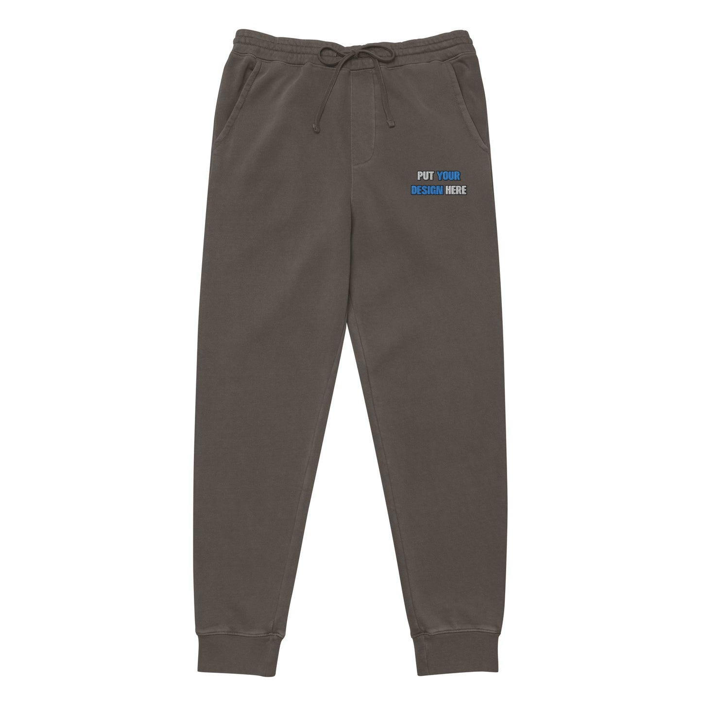 Unisex Pigment-Dyed Sweatpants | Independent Trading Co. PRM50PTPD | Flat Embroidery - put your design here